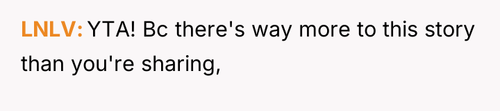 LNLV YTA! Bc there's way more to this story than...