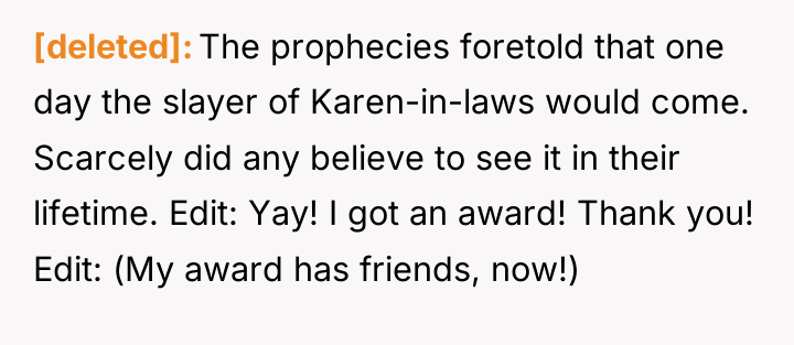 [deleted] The prophecies foretold that one day the slayer of...