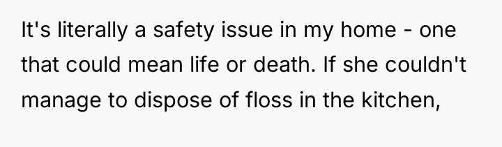 It's literally a safety issue in my home - one...
