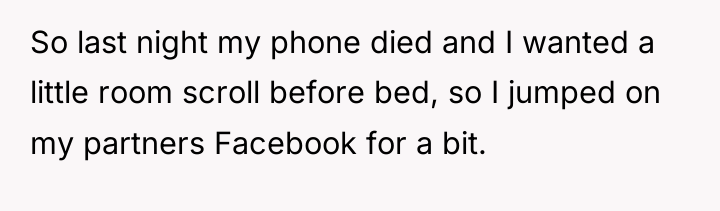 So last night my phone died and I wanted a...