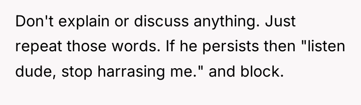 Don't explain or discuss anything. Just repeat those words. If...