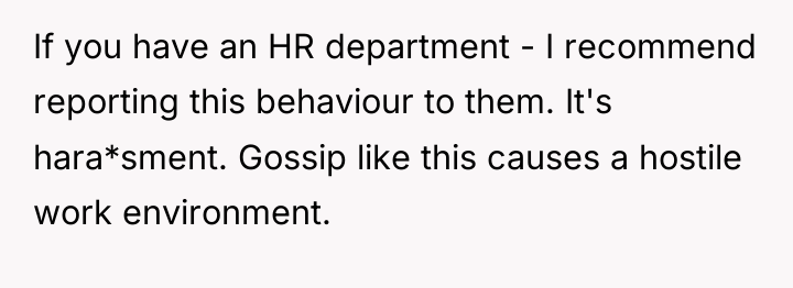 If you have an HR department - I recommend reporting...