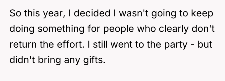 So this year, I decided I wasn't going to keep...
