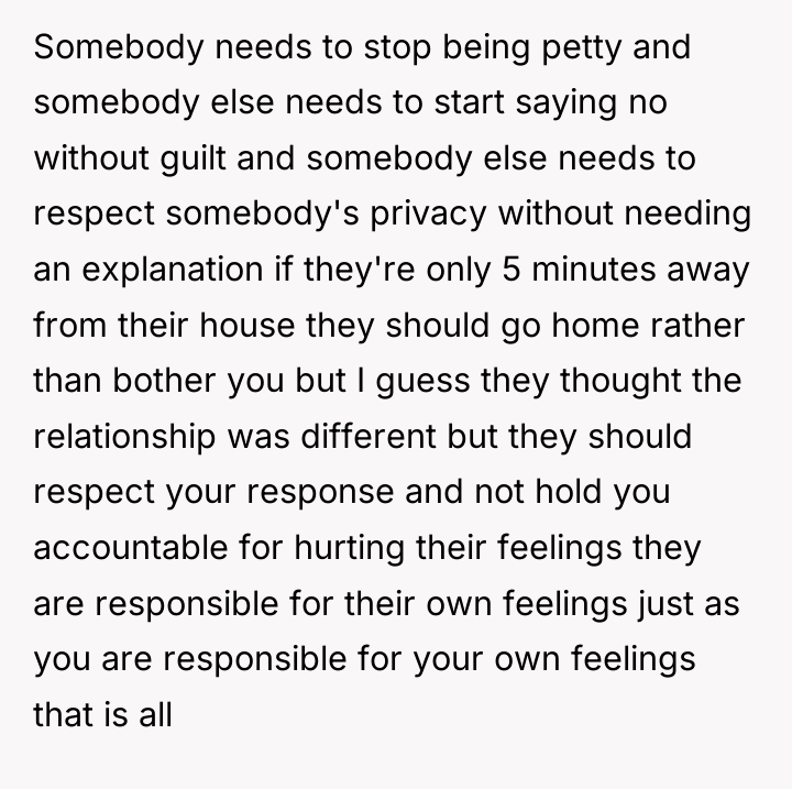 Somebody needs to stop being petty and somebody else needs...