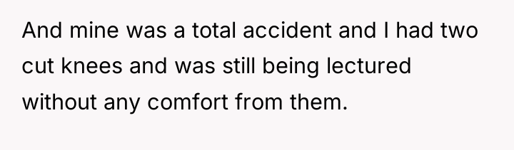 And mine was a total accident and I had two...