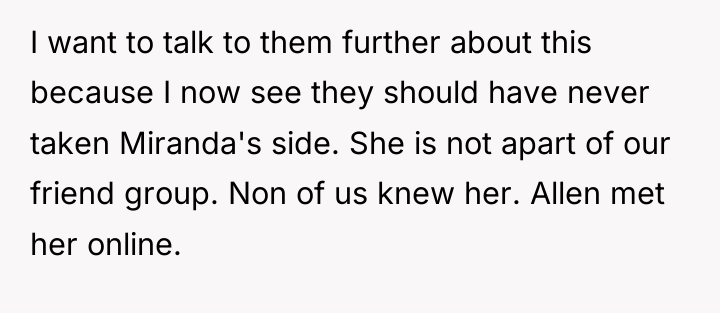 I want to talk to them further about this because...