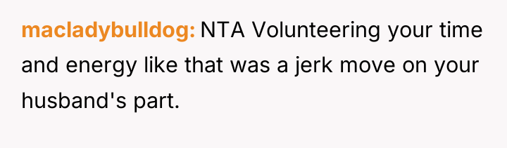 macladybulldog NTA Volunteering your time and energy like that was...