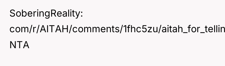 SoberingReality com/r/AITAH/comments/1fhc5zu/aitah_for_telling_my_morbidly_obese_patient_that/): NTA