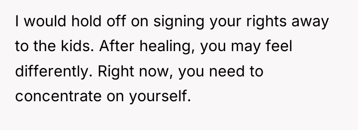 I would hold off on signing your rights away to...