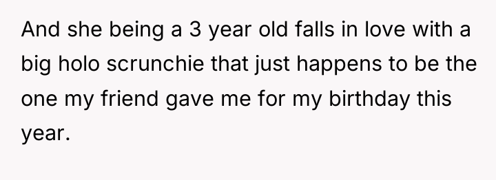 And she being a 3 year old falls in love...