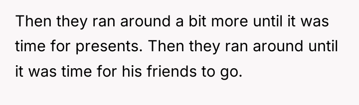 Then they ran around a bit more until it was...