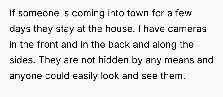 If someone is coming into town for a few days...