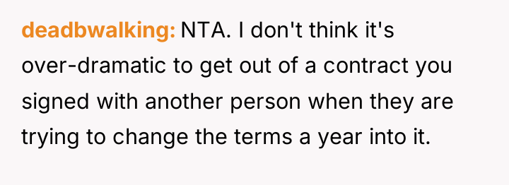 deadbwalking NTA. I don't think it's over-dramatic to get out...