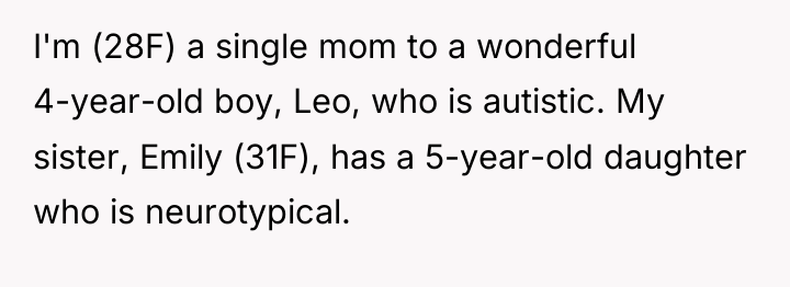 I'm (28F) a single mom to a wonderful 4-year-old boy,...