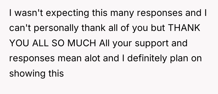 I wasn't expecting this many responses and I can't personally...