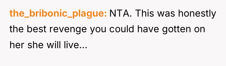 the_bribonic_plague NTA. This was honestly the best revenge you could...