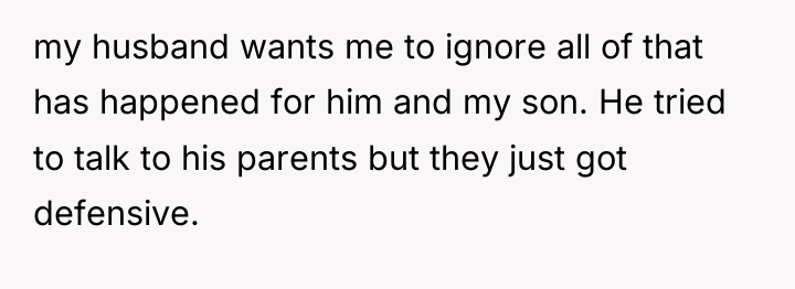 my husband wants me to ignore all of that has...
