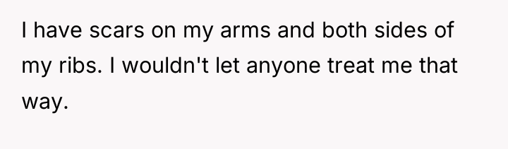 I have scars on my arms and both sides of...