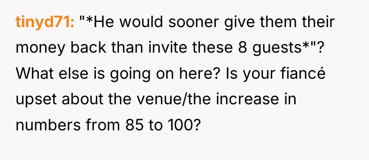 tinyd71 "*He would sooner give them their money back than...