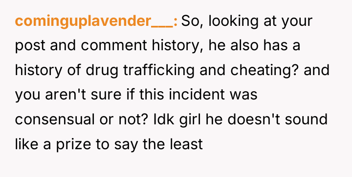 cominguplavender___ So, looking at your post and comment history, he...