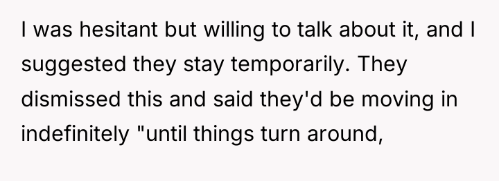 I was hesitant but willing to talk about it, and...