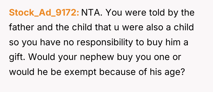 Stock_Ad_9172 NTA. You were told by the father and the...