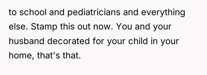 to school and pediatricians and everything else. Stamp this out...