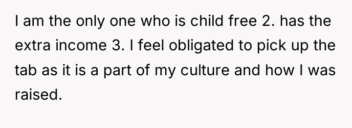 I am the only one who is child free 2....