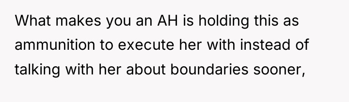 What makes you an AH is holding this as ammunition...