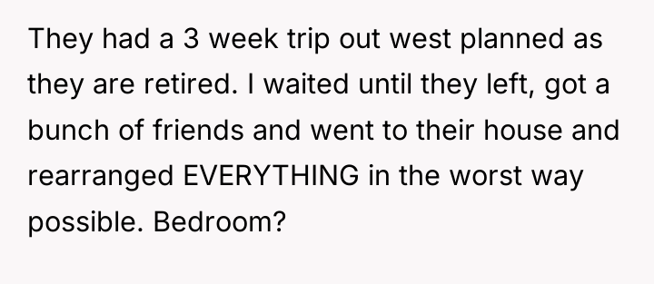 They had a 3 week trip out west planned as...