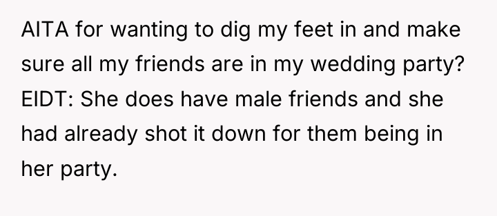 AITA for wanting to dig my feet in and make...