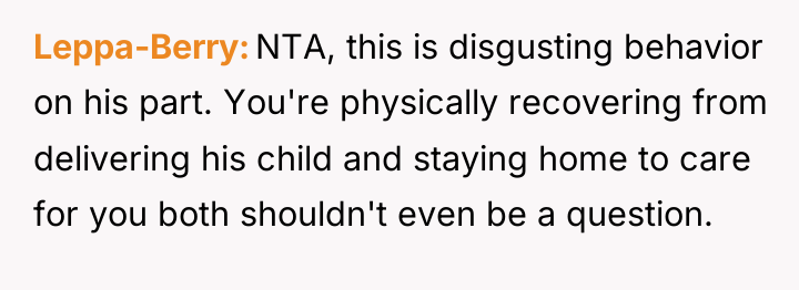 Leppa-Berry NTA, this is disgusting behavior on his part. You're...