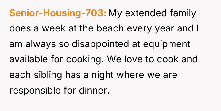 Senior-Housing-703 My extended family does a week at the beach...