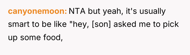 canyonemoon NTA but yeah, it's usually smart to be like...