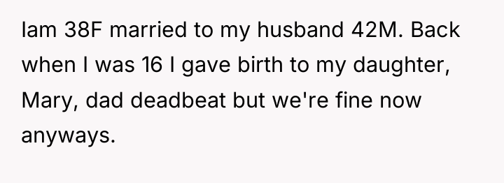 Iam 38F married to my husband 42M. Back when I...