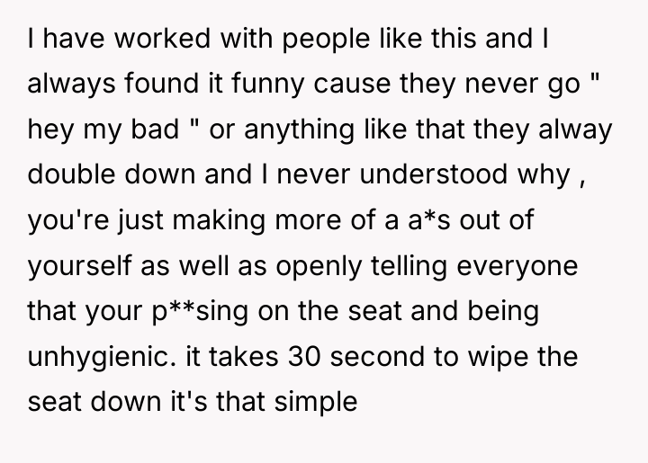 I have worked with people like this and I always...