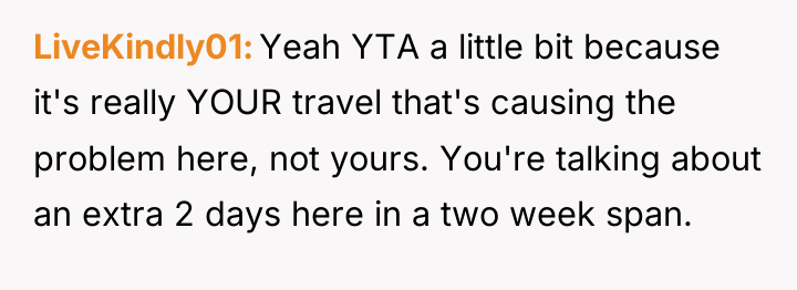 LiveKindly01 Yeah YTA a little bit because it's really YOUR...