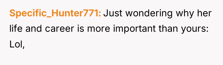 Specific_Hunter771 Just wondering why her life and career is more...