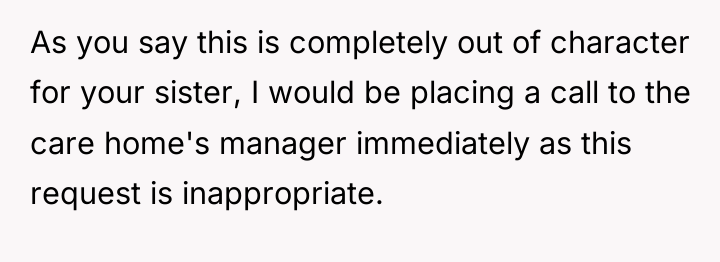 As you say this is completely out of character for...