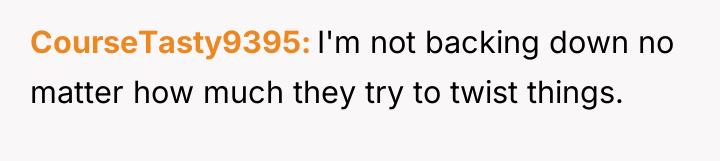 CourseTasty9395 I'm not backing down no matter how much they...