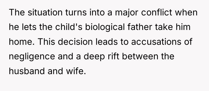 The situation turns into a major conflict when he lets...