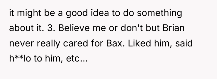 it might be a good idea to do something about...