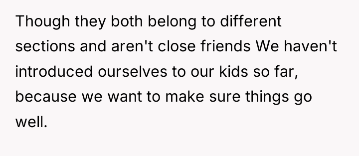 Though they both belong to different sections and aren't close...