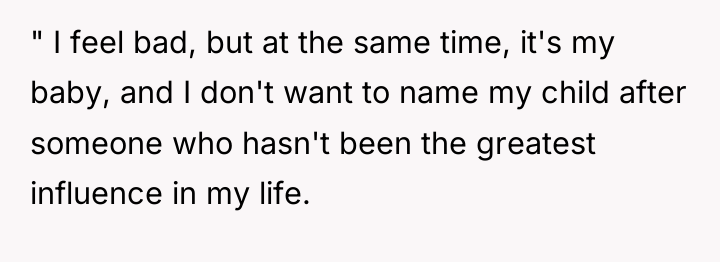 " I feel bad, but at the same time, it's...