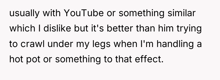 usually with YouTube or something similar which I dislike but...
