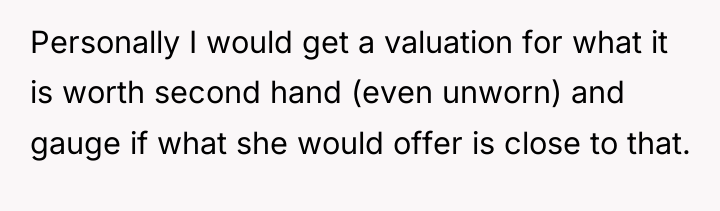 Personally I would get a valuation for what it is...