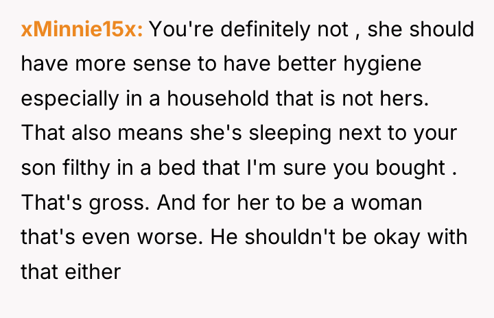 xMinnie15x You're definitely not , she should have more sense...