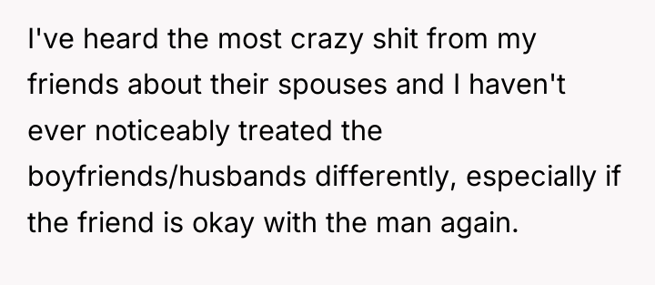 I've heard the most crazy shit from my friends about...