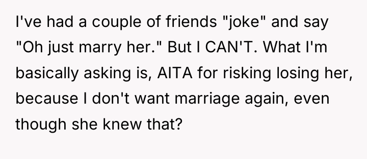 I've had a couple of friends "joke" and say "Oh...