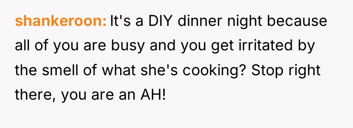 shankeroon It's a DIY dinner night because all of you...